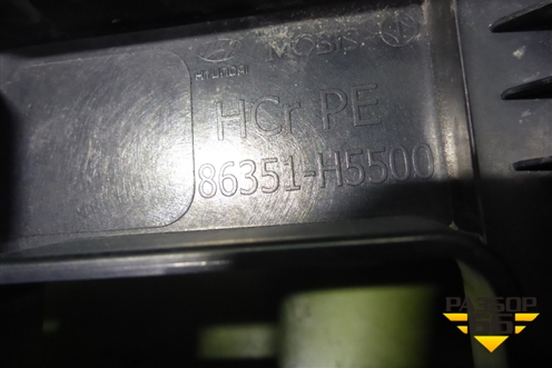 Решетка радиатора (после 2020г) (86351H5500) для Hyundai Solaris с 2017г (Солярис)