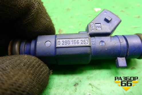 Форсунка инжекторная электрическая (1.3л SQR473F) (0280156263) для Chery QQ6(S21) с 2008г (Ку Ку 6)