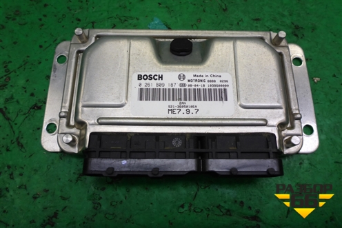 Блок управления двигателем (1.3л SQR473F МКПП) (0261B09187) для Chery QQ6(S21) с 2008г (Ку Ку 6)