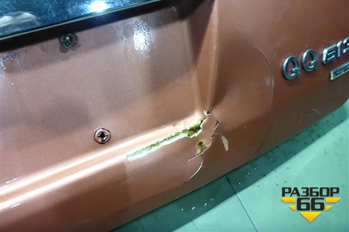 Дверь багажника со стеклом для Chery QQ6(S21) с 2008г (Ку Ку 6)