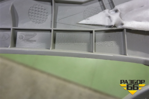 Обшивка стойки задняя верхняя правая (85860M6000) для Kia Cerato с 2018г (Серато 4)