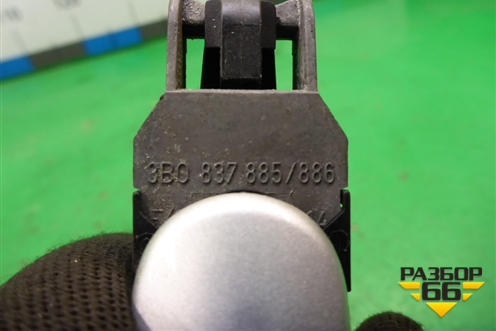 Ручка наружная двери передней левой (3B0837885) для Skoda Superb с 2001-2008г (Суперб)