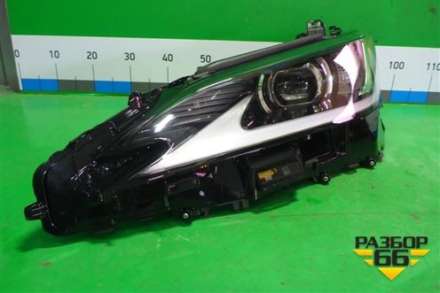 Фара левая (после 2021г Led без блока) (8118533L30) для Lexus ES-250 с 2018г (ЕС)