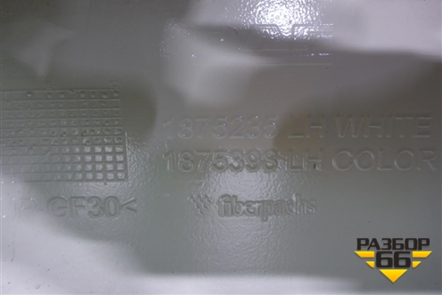 Спойлер кабины (верхний левый) (1875235) для DAF XF 106 с 2013г (ХФ)