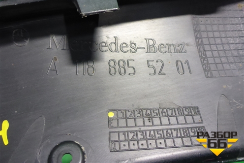 Накладка переднего крыла правого (A1188855201) для Mercedes Benz CLA C118 с 2019г (ЦЛА)