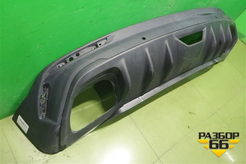 Бампер задний нижняя часть (до 2023г под парктроник) (6600124614) для Geely Coolray с 2019-2025г (Кулрей)