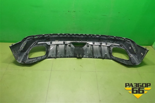 Бампер задний нижняя часть (до 2023г под парктроник) (6600124614) для Geely Coolray с 2019-2025г (Кулрей)