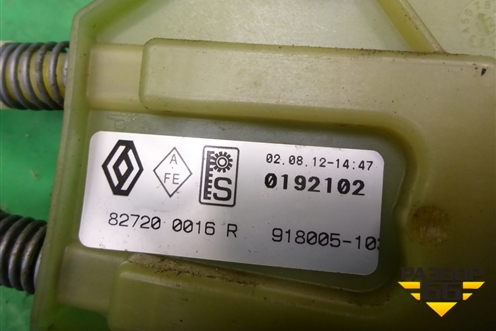 Стеклоподъёмник электрический задний правый (без моторчика) (827200016R) для Renault Fluence с 2009-2017г (Флюенс)