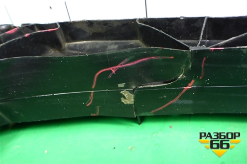 Усилитель переднего бампера (нижний) (7414JY 9646895580) для Citroen C4 с 2005-2011г (С4)