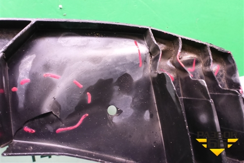 Усилитель переднего бампера (нижний) (7414JY 9646895580) для Citroen C4 с 2005-2011г (С4)