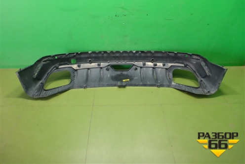 Бампер задний нижняя часть (до 2023г под парктроник) (6600124614) для Geely Coolray с 2019-2025г (Кулрей)