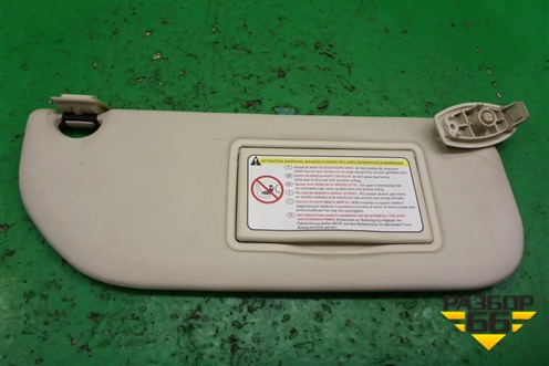 Козырёк солнцезащитный правый для Citroen C4 с 2005-2011г (С4)