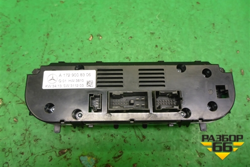 Модуль управления климатической установкой (A1729008306) для Mercedes Benz SLK R172 с 2010-2016г (СЛК)