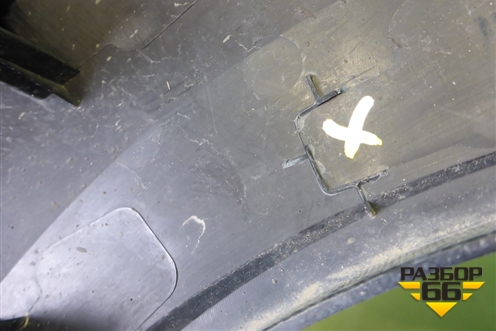 Накладка заднего крыла левого (5006150XKN04A) для Haval Dargo с 2022г (Дарго)