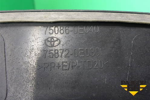 Накладка переднего крыла левого (758720E030) для Toyota Highlander с 2019-2025г (Хайлендер)