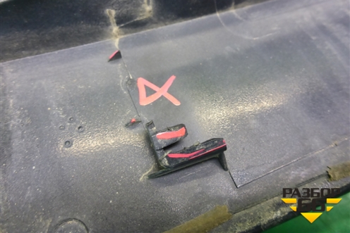 Накладка двери багажника (90812JD00H) для Nissan Qashqai (J10E) с 2006-2013г (Кашкай)