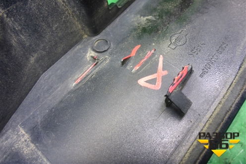 Накладка двери багажника (90812JD00H) для Nissan Qashqai (J10E) с 2006-2013г (Кашкай)