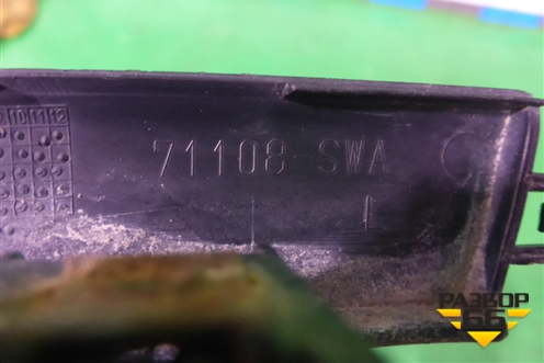 Накладка переднего бампера левая (71108SWA) для Honda CR-V(RE) с 2006-2012г (ЦРВ СРВ)