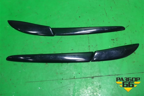 Накладка (на фонари комплект) для Mitsubishi Lancer-X с 2007г (Лансер)