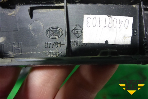 Накладка двери задней левой (X-Line на арку) (87731H0500) для Kia Rio с 2017г (Рио 4)