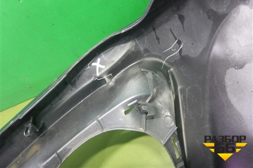 Юбка заднего бампера (2804102CR01) для Changan UNI-K с 2020г (Юни К)