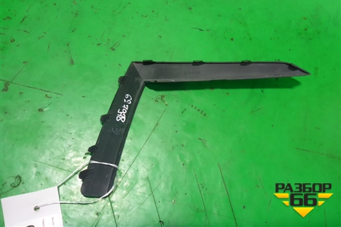 Накладка переднего бампера левая (5E3807833) для Skoda Octavia (А8) с 2019г (Октавия)