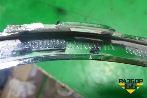 Накладка на решетку радиатора (левая после 2022г) (5509205XKQ11A) для Haval F7 с 2019г (Ф7)