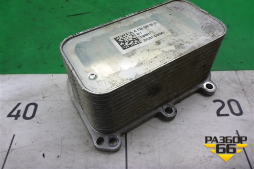 Радиатор масляный (4.0л M177) (A1331880001) для Mercedes Benz C-Klass W205 с 2014г (Ц)