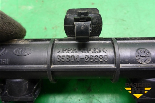 Рейка топливная рампа (1.4л G4EE) (3530426680) для Kia Rio с 2005-2011г (Рио 2)