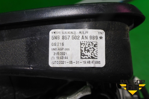 Зеркало правое электрическое (13 контактов) (5NB857502AN) для Volkswagen Tiguan с 2016г (Тигуан)