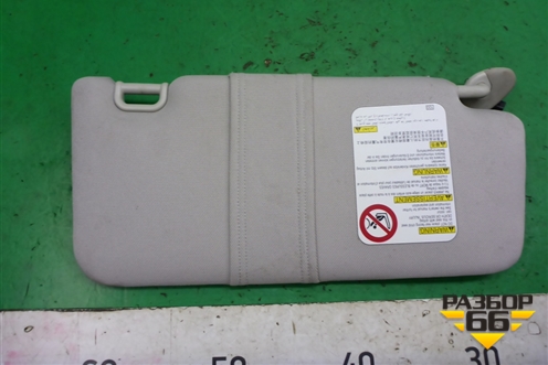 Козырёк солнцезащитный левый для Subaru Legacy Outback (B14) с 2009-2014г (Легаси Аутбек)