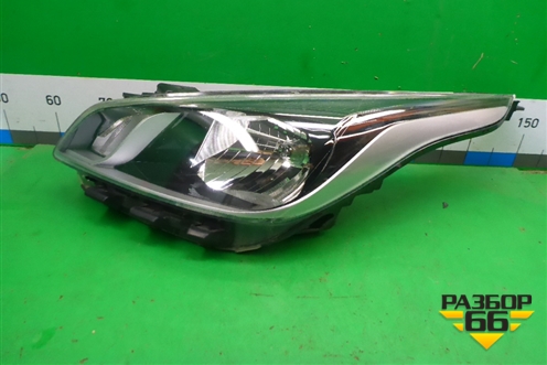 Фара левая (до 2020г галоген) (92101H0000) для Kia Rio с 2017г (Рио 4)