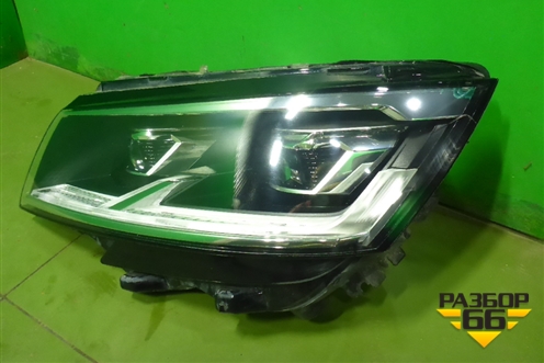 Фара левая (после 2019г Led без блока) (7L1941035C) для Volkswagen Transporter T6 с 2015г (Транспортер Т6)