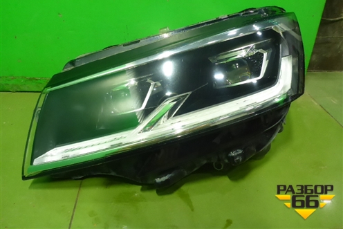 Фара левая (после 2019г Led без блока) (7L1941035C) для Volkswagen Transporter T6 с 2015г (Транспортер Т6)