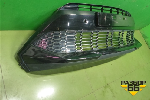 Решетка в передний бампер центральная (после 2019г под парктроник) (53102YP030) для Toyota C-HR с 2016г (Цашр)