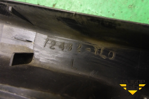 Накладка двери передней левой (на рамку) (72482TL0) для Honda Accord(CU-CW) с 2008-2013г (Аккорд)