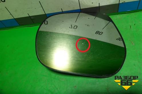 Стекло зеркала левого (с датчиком слепой зоны) для Toyota Land Cruiser Prado(150) с 2009г (Ленд Крузер Прадо)