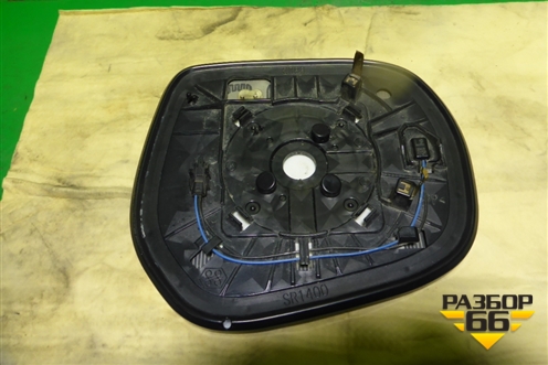 Стекло зеркала левого (с датчиком слепой зоны) для Toyota Land Cruiser Prado(150) с 2009г (Ленд Крузер Прадо)