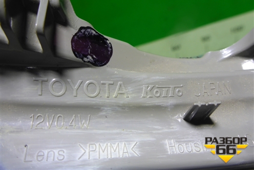 Повторитель в зеркало правый для Toyota Land Cruiser Prado(150) с 2009г (Ленд Крузер Прадо)