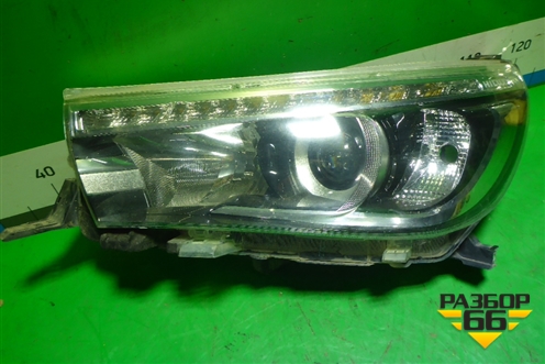 Фара левая (до 2020г Led) (811500K730) для Toyota Hilux с 2015-2025г (Хайлюкс)