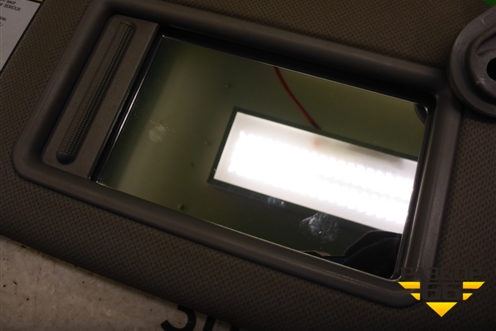 Козырёк солнцезащитный правый для Hyundai Solaris с 2010-2016г (Солярис)