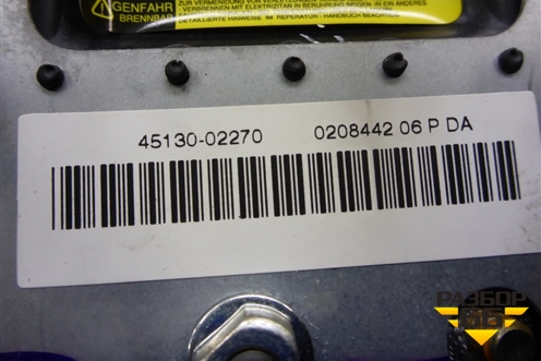 Подушка безопасности в рулевое колесо (4513002270) для Toyota Corolla (E12) с 2001-2007г (Королла 120)