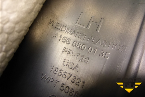 Накладка порога внутренняя переднего левого (A1666800135) для Mercedes Benz ML-Klass W166 c 2011г (МЛ)