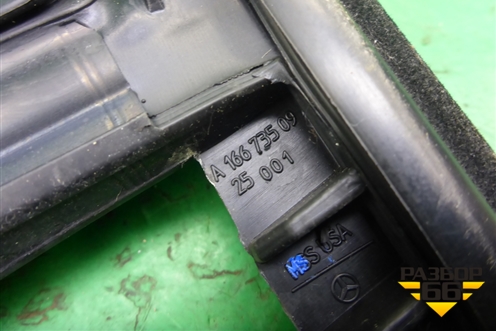 Уплотнитель стекла двери задней левой (A1667350925) для Mercedes Benz ML-Klass W166 c 2011г (МЛ)