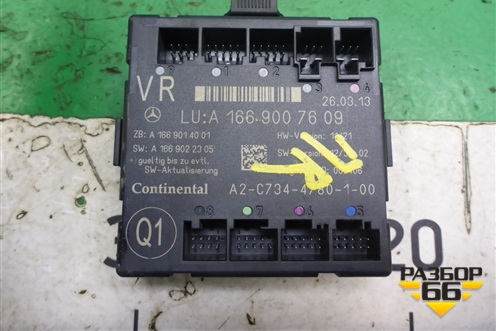 Блок комфорта (двери передней правой) (A16690007609) для Mercedes Benz ML-Klass W166 c 2011г (МЛ)