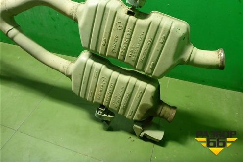 Глушитель (3.5л M276.955) (A1664907801) для Mercedes Benz ML-Klass W166 c 2011г (МЛ)