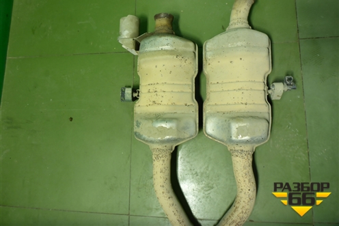 Глушитель (3.5л M276.955) (A1664907801) для Mercedes Benz ML-Klass W166 c 2011г (МЛ)