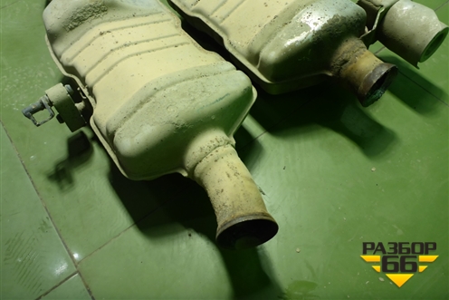 Глушитель (3.5л M276.955) (A1664907801) для Mercedes Benz ML-Klass W166 c 2011г (МЛ)