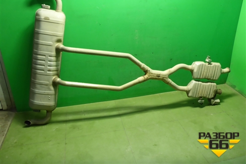 Глушитель (3.5л M276.955) (A1664907801) для Mercedes Benz ML-Klass W166 c 2011г (МЛ)