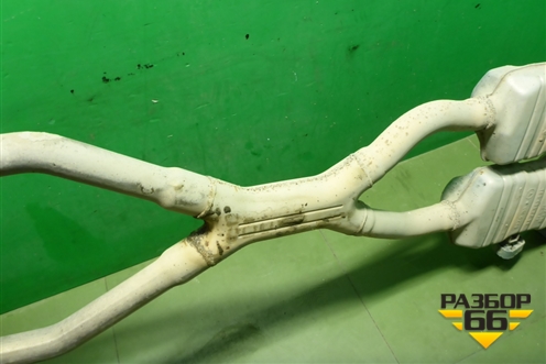 Глушитель (3.5л M276.955) (A1664907801) для Mercedes Benz ML-Klass W166 c 2011г (МЛ)